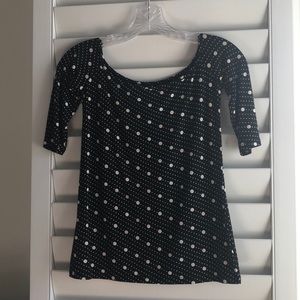 Fighting Eel off the shoulder top